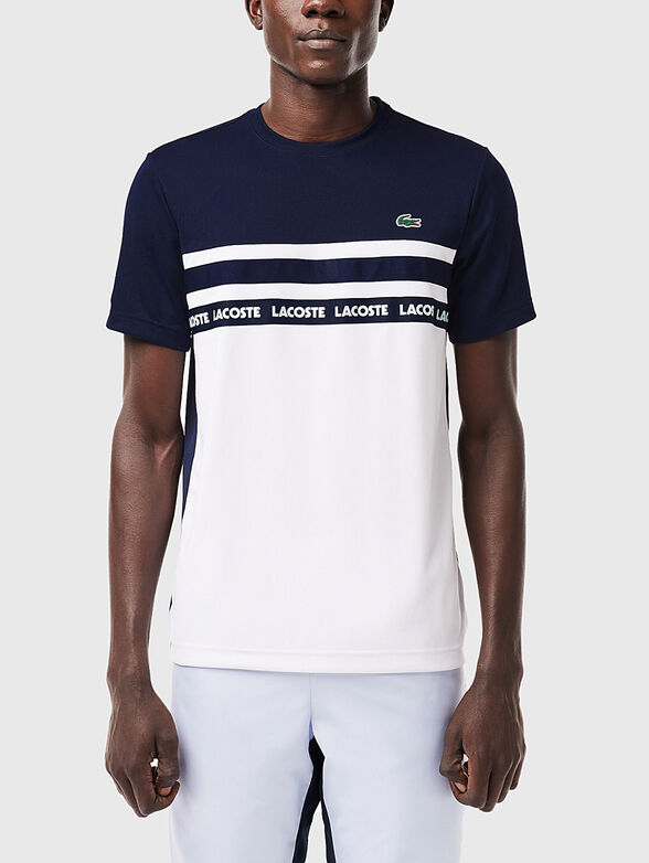 T-shirt with oval neckline - 1