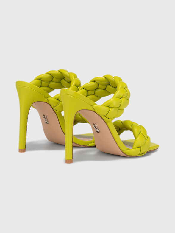 KENLEY beige heeled sandals - 3