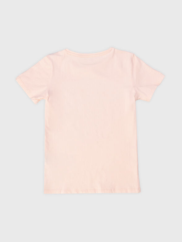 T-shirt with logo in light blue - 2