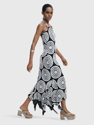 Dress with accent hem - 3