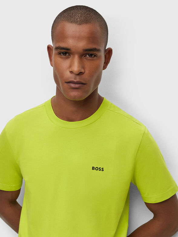 T-shirt with contrast logo detail - 4