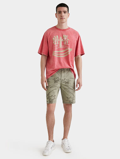 FRED blue shorts with print - 5