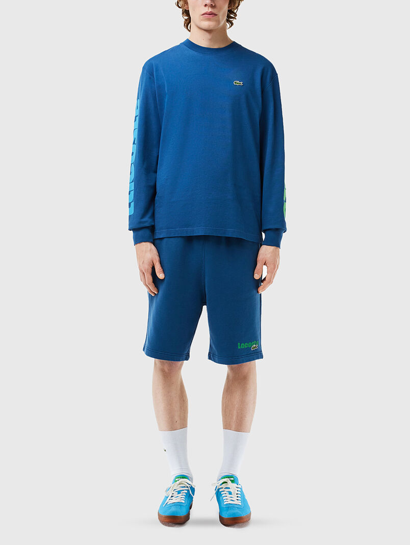 Sports shorts with logo detail - 3