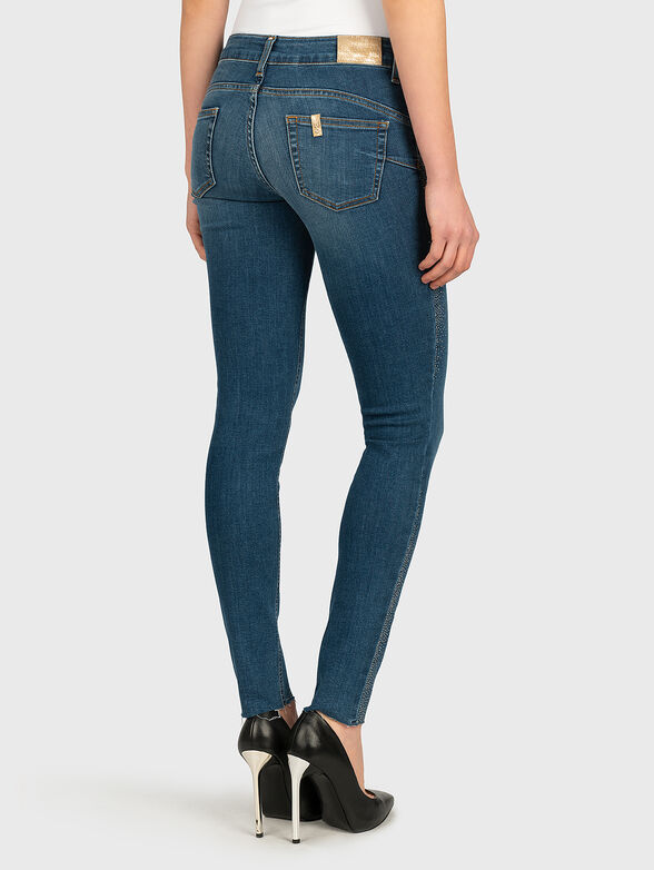 Skinny jeans with gemstones - 2
