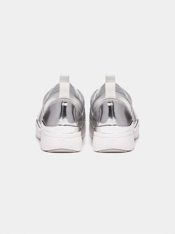 CHARLIE Trainer with silver accents - 4