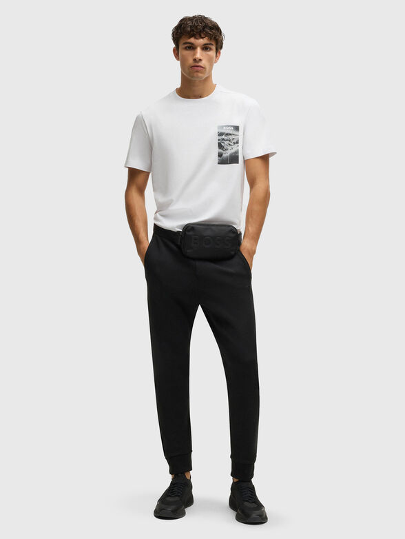Sports trousers with logo detail - 4