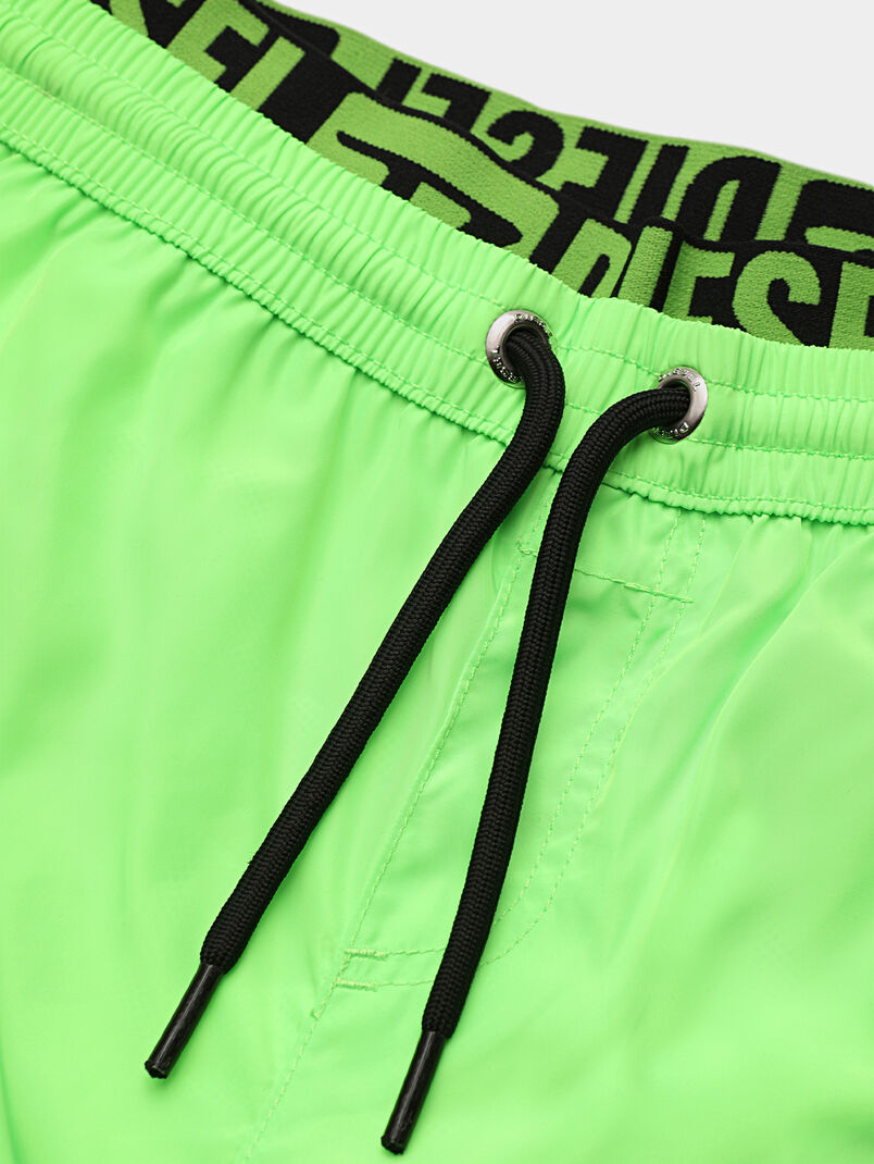 Swim shorts with branded waistband - 3