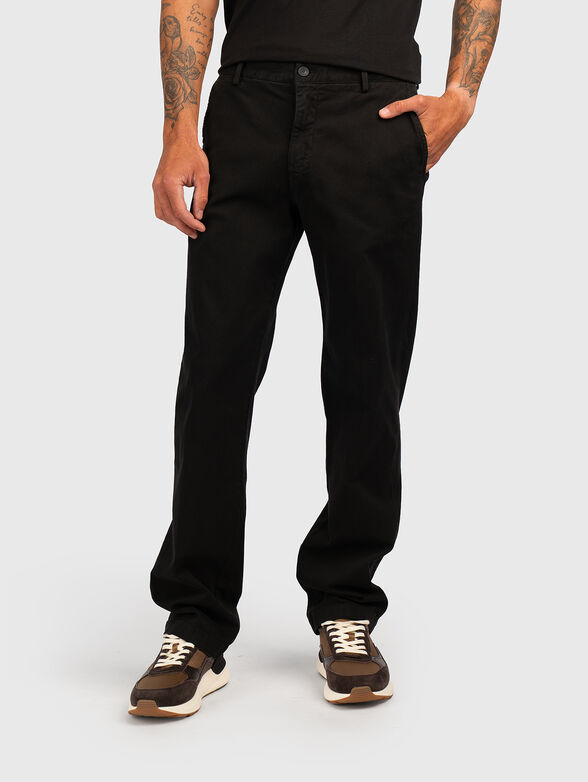 Cotton chino trousers - 1