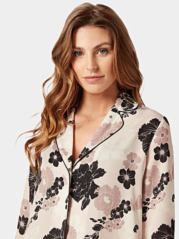 CHARMING two-piece  pajamas with floral print - 4