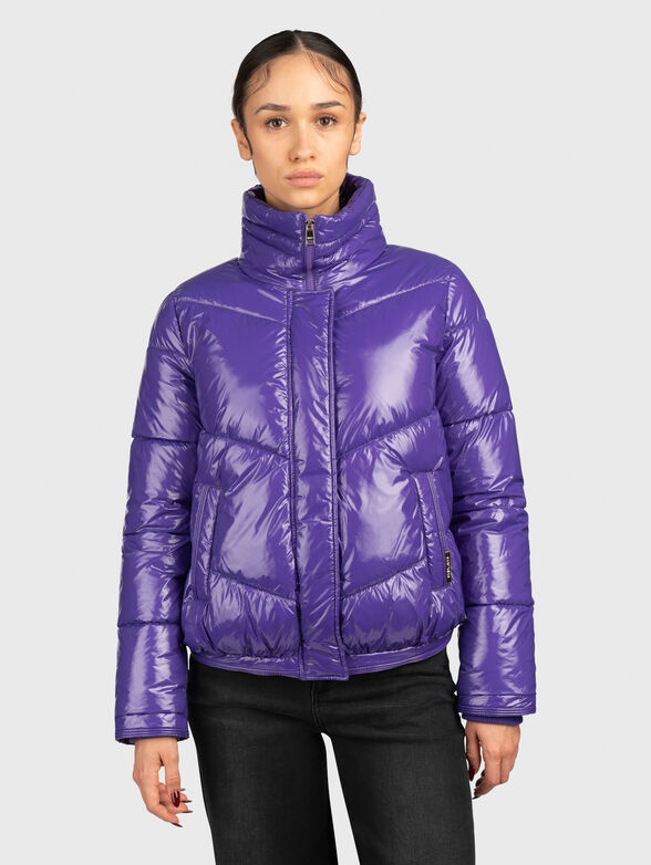Purple puffer jacket  - 1