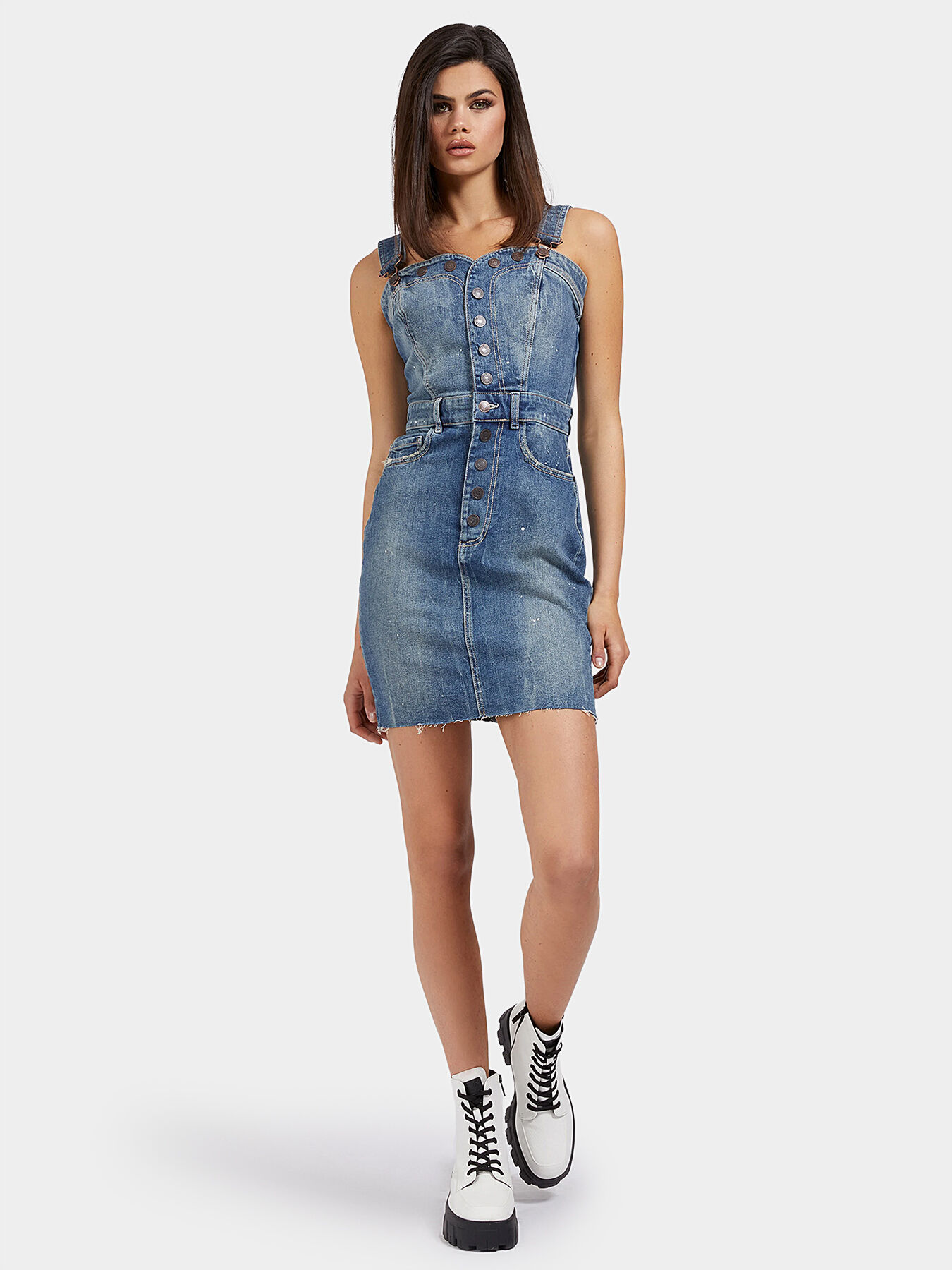 Denim Dress DELTA brand GUESS Globalbrandsstore en