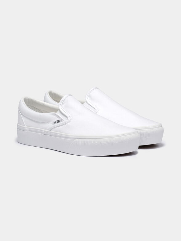 White slip-on sneakers - 2