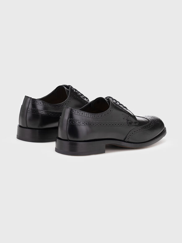 Leather Derby shoes with laces - 3