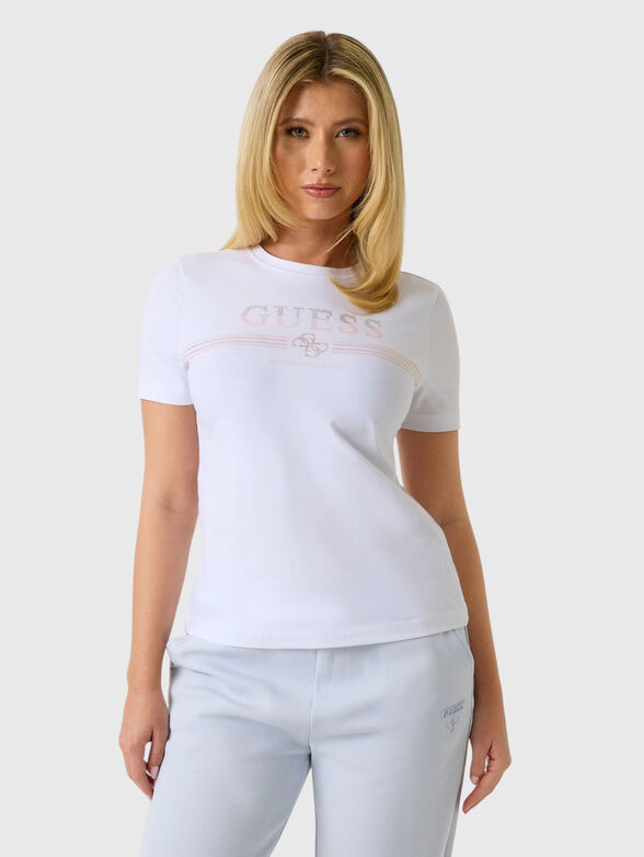 White cotton t-shirt - 1