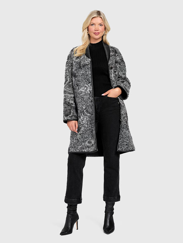 MINDY coat with floral motif - 2