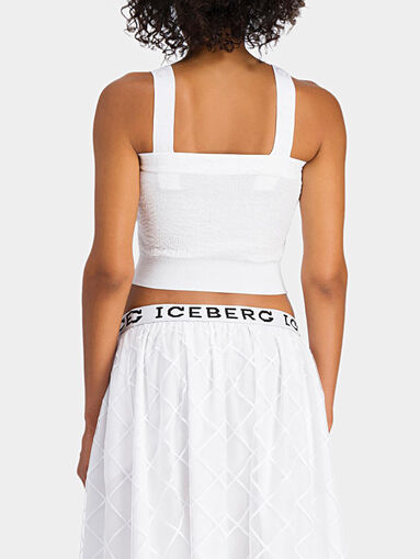 Knitted top with logo branding - 4