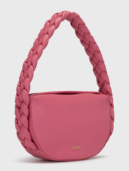 Pink bag with intertwined handle - 3