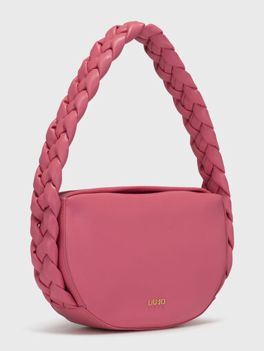 Pink bag with intertwined handle - 3