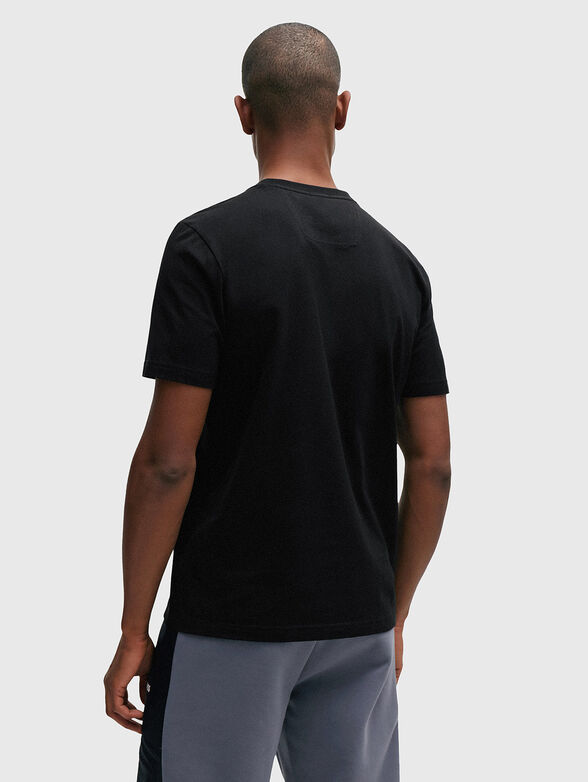 Black T-shirt with print - 3