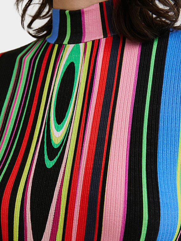 Dress with multicolor print - 6