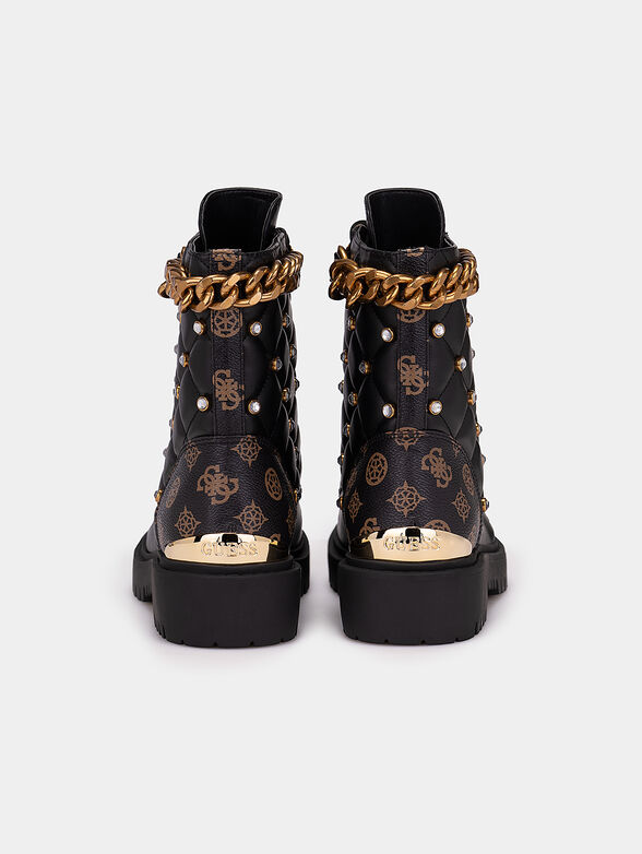 ORMOND Boots with gold-colored chain - 3