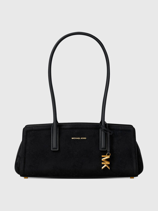 Beige LAILA suede handbag