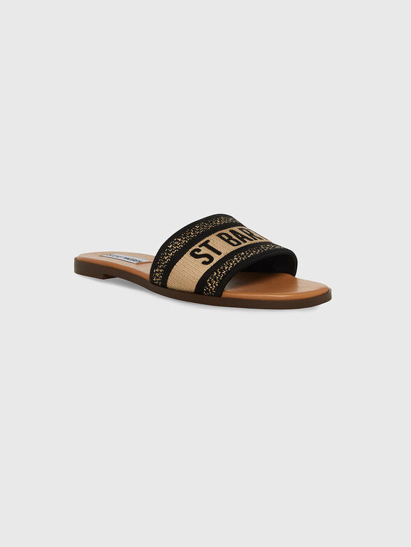 KNOX slippers with gold accents - 2