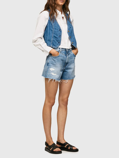 RACHEL denim shorts - 4