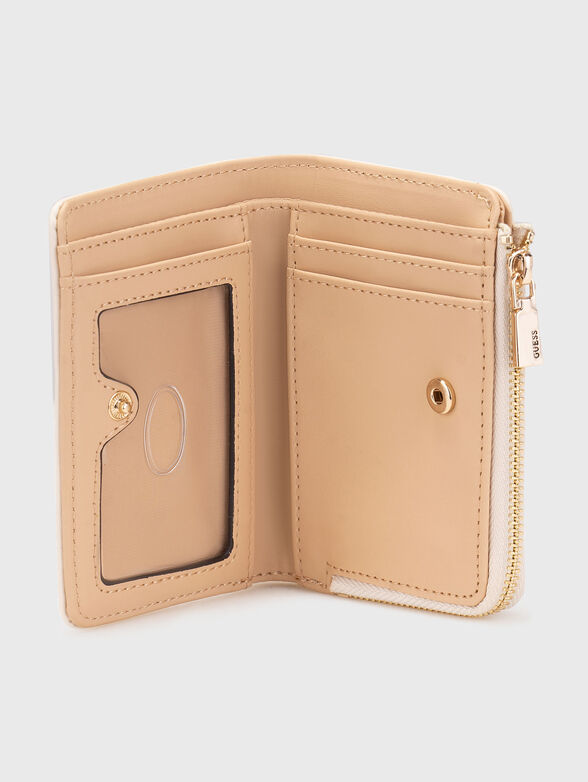 Black small wallet with logo - 3