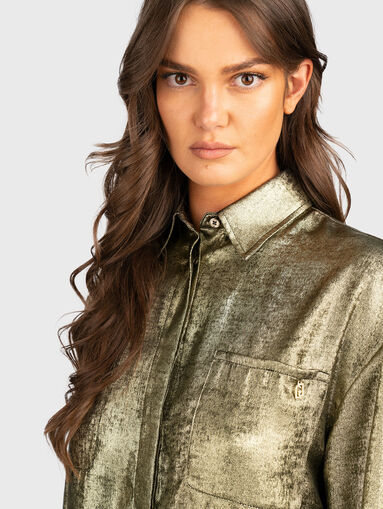 Shirt with metallic effect - 4