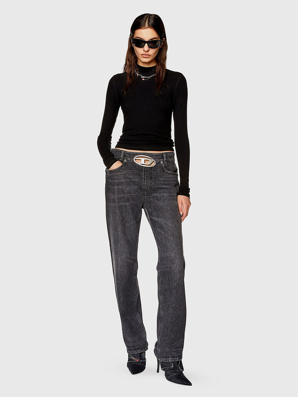 T-MOKKY-LS long sleeve blouse with logo detail - 2