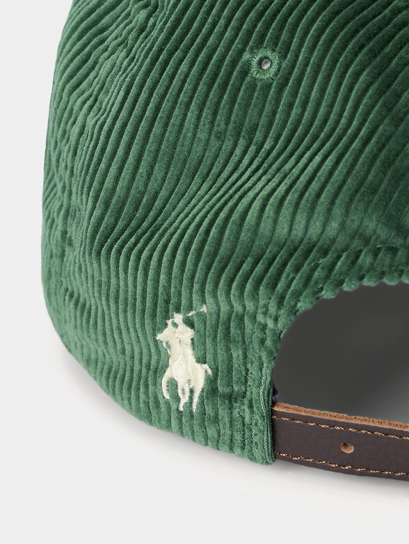 Cotton baseball cap with logo embroidery - 4