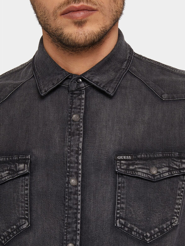 Denim shirt - 4