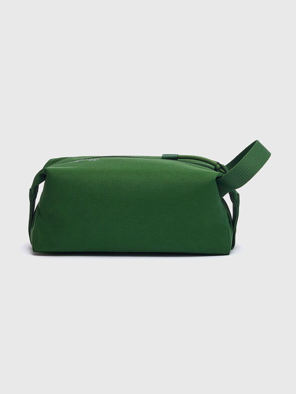 Green carrying case with logo detail - 1