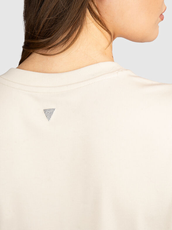 Short T-shirt with logo - 3