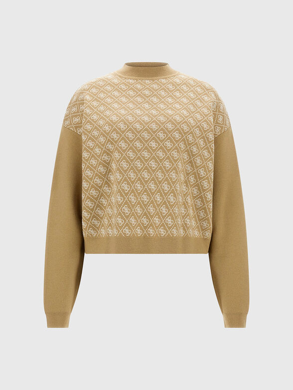 Turtleneck sweater with 4G logo - 1