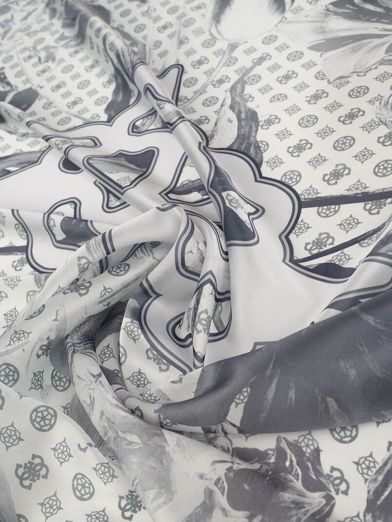 Floral printed foulard - 3