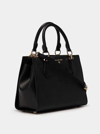 Saffiano leather satchel bag - 3