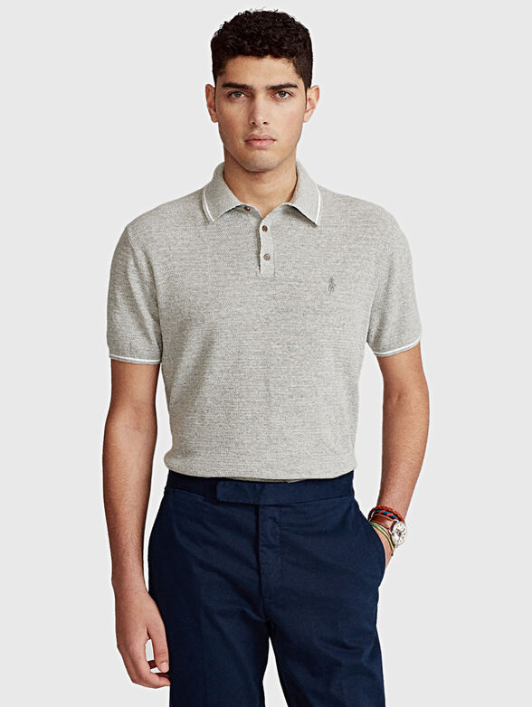 Grey polo-shirt - 3