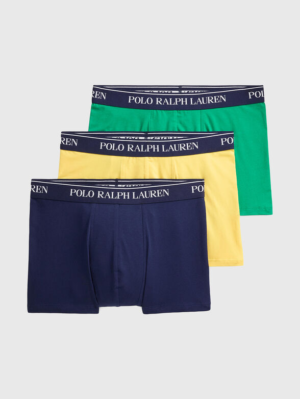 Set of three pairs of boxer shorts with a logo - 1