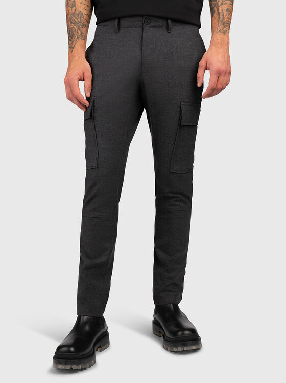 Wool-blend trousers - 1