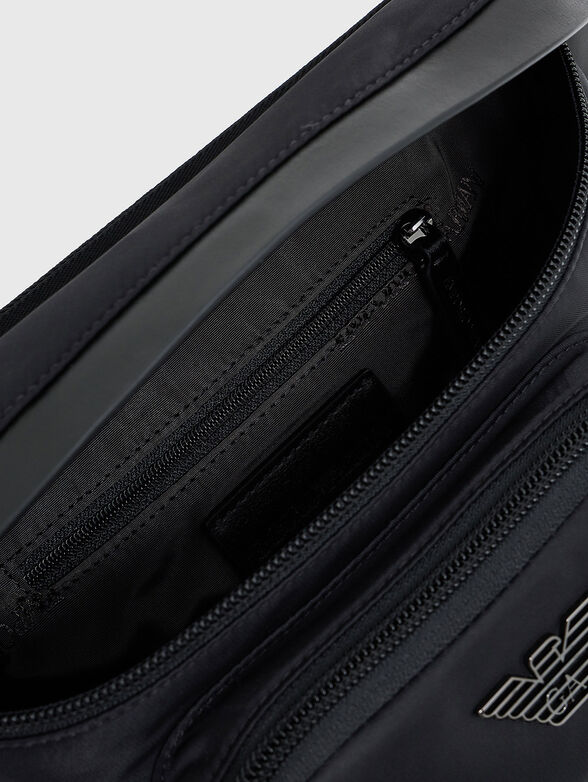 Black belt bag with logo - 6
