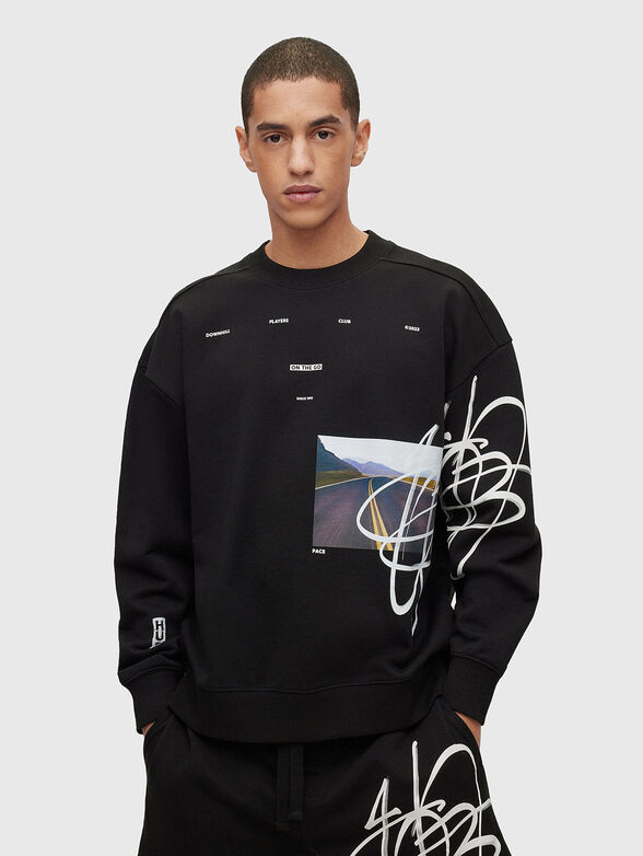DERAL sweatshirt with art print - 1