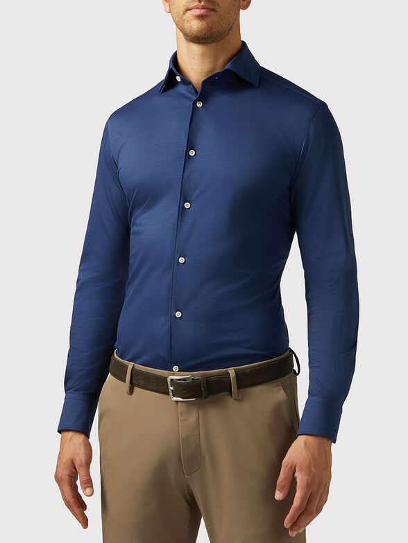 Brown leather belt - 2