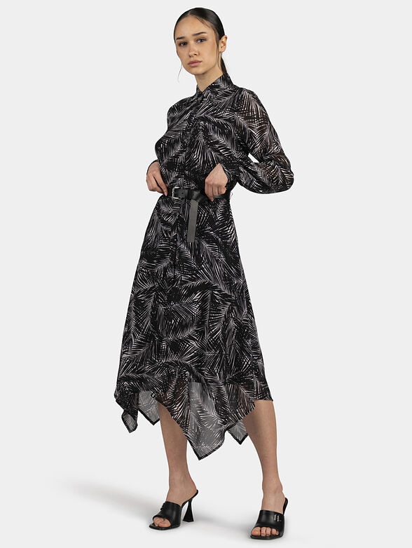 Long dress with belt - 1