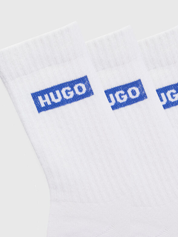 Set of three pairs of socks with print - 2