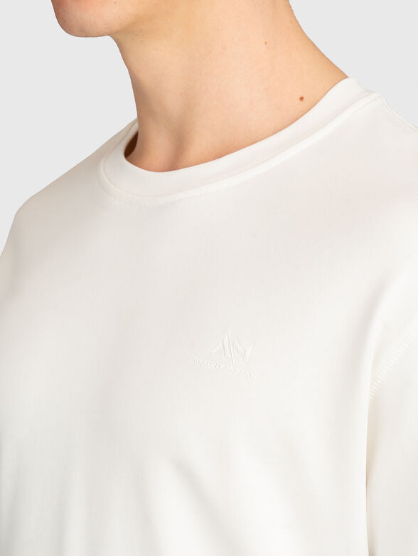 Cotton-blend T-shirt - 4