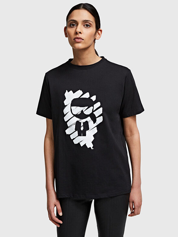 IKONIK T-shirt with contrasting print - 1