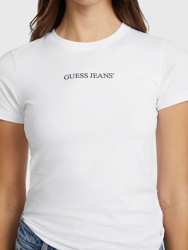 T-shirt with oval neckline - 4