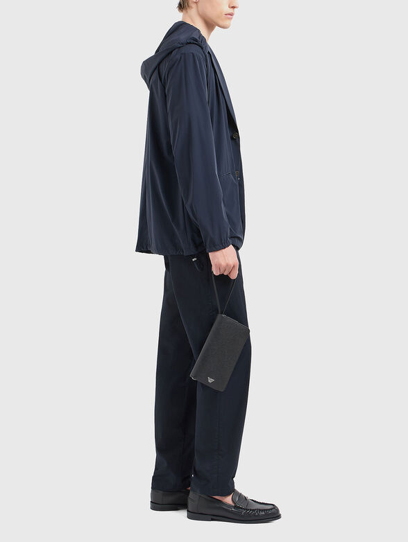 Saffiano effect logo wallet - 2